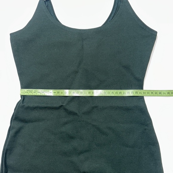 Forest Green Shape Mini Dress - Picture 4 of 5